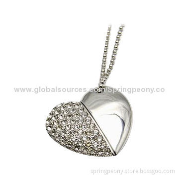Multifunction USB flash drives, sale 4GB small heart with UDP as gifts